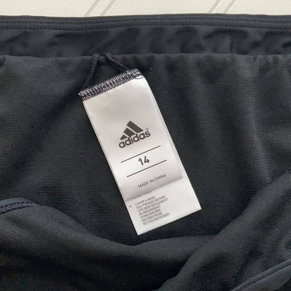 NEW! Adidas Black Athletic Swim Bikini Bottoms - Picture 2 of 4